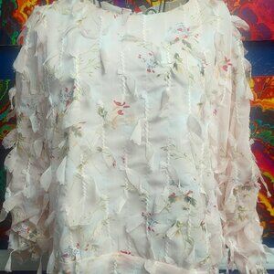 Versona ~ Sz L ~  Lots of Accents ~ Top ~ Excellent Condition